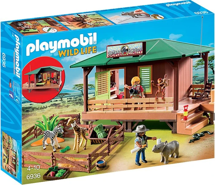 playmobil Wild Life Rangerstation mit Tieraufzucht