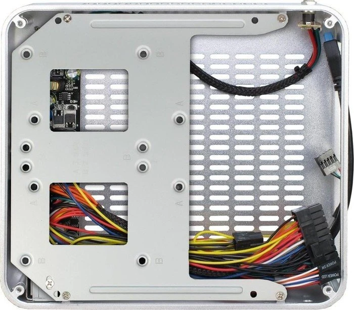 Inter-Tech E-W60 silber, Mini-ITX, 60W extern