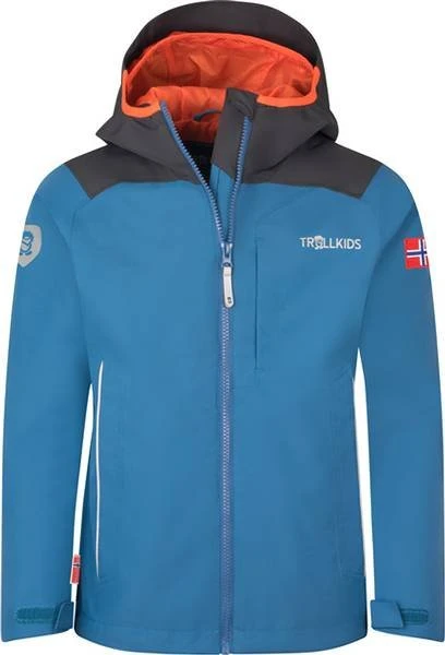 Trollkids Bergen Funktionsjacke nordic blue (Junior)