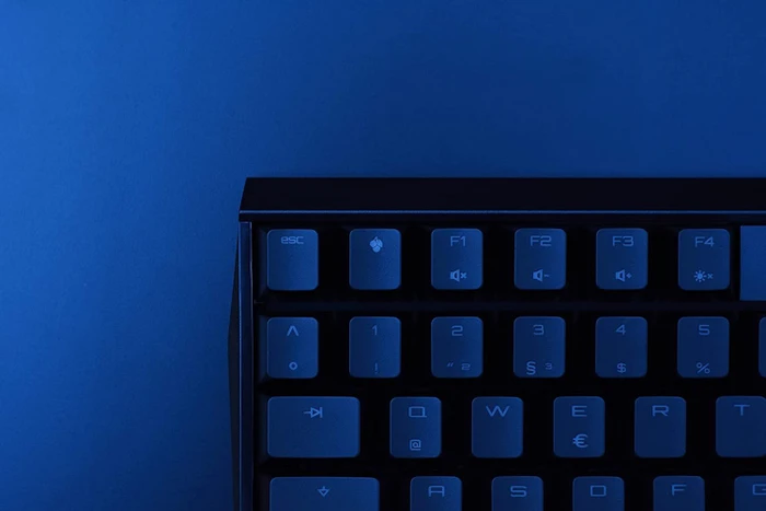 Cherry MX Board 3.0 S, seitliche Tastenbeschriftung, schwarz, MX RGB BLUE, USB, EU