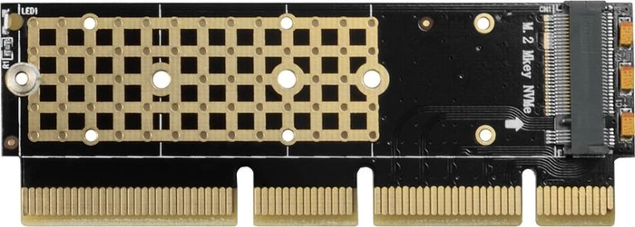Axagon M.2 NVMe SSD PCI Express 3.0 x16 Add-On Card