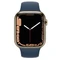 Apple Watch Series 7 (GPS + Cellular) 45mm Edelstahl gold mit Sportarmband abyssblau Vorschaubild