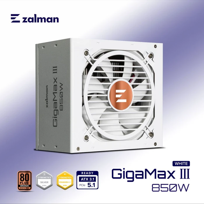 Zalman GigaMax III White ZM850-GV3 WH 850W, ATX 3.1