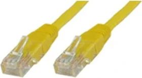 MicroConnect Patchkabel, Cat5e, U/UTP, RJ-45/RJ-45, 3m, gelb