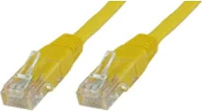 MicroConnect Patchkabel, Cat5e, U/UTP, RJ-45/RJ-45, 3m, gelb
