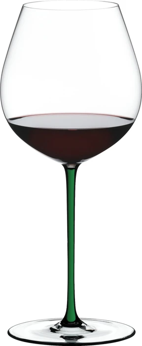 Riedel Fatto A Mano Pinot Noir Rotweinglas grün