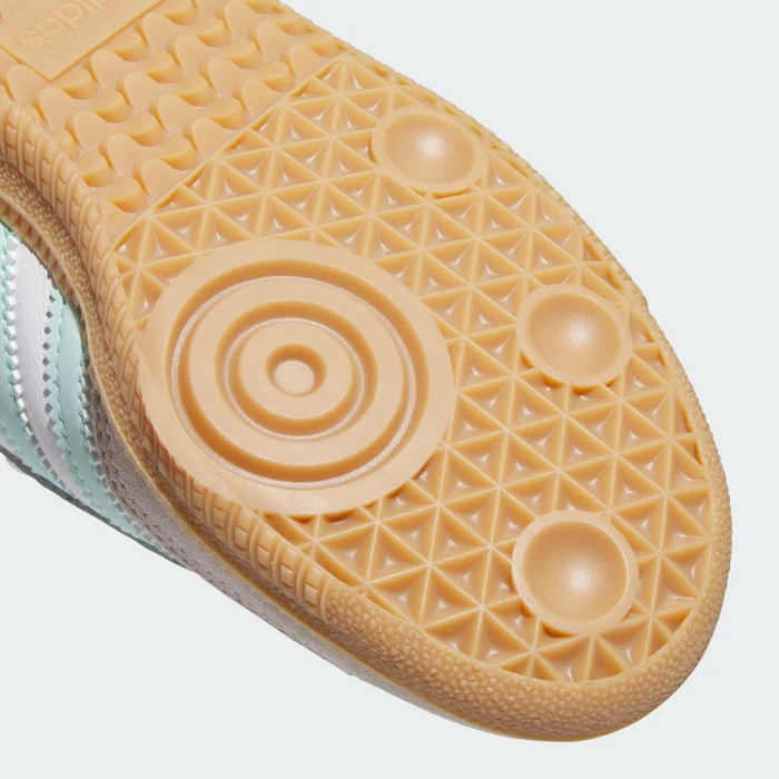 adidas Samba OG cloud white/semi flash aqua/gum (Junior)