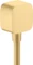 Hansgrohe Axor ShowerSolutions Wandanschluss softsquare brushed goldoptik Vorschaubild