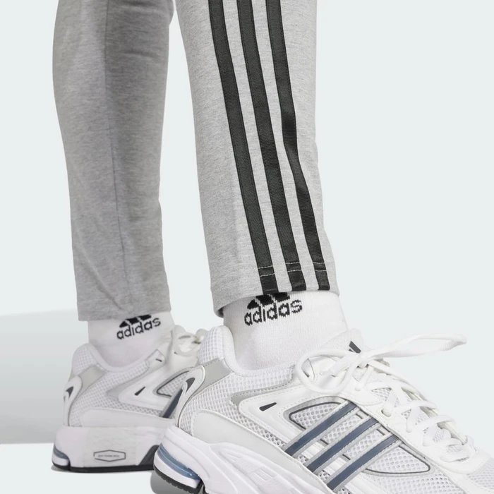 adidas Future Icons 3-Streifen Hose lang medium grey heather/black (Damen)