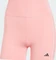adidas Optime 4-Inch Raw-Cut-Hem Hose lang semi pink spark (Damen) Vorschaubild