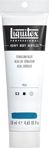 Liquitex Professional Heavy Body Acrylic cerulean blue, 138ml