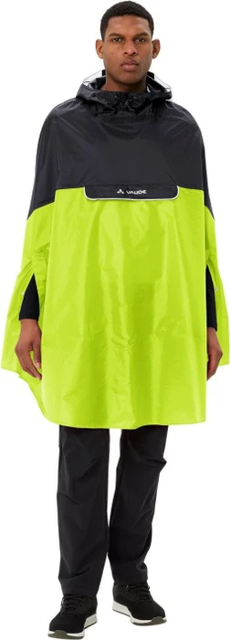 Vaude Covero II Poncho neon yellow/black