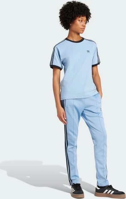 adidas Adicolor SST Trainingshose lang ash blue/black (Damen)