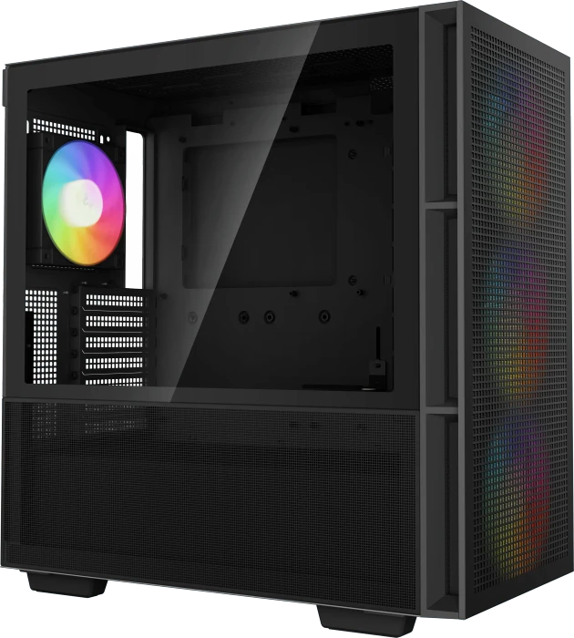 DeepCool CH560, schwarz, Glasfenster