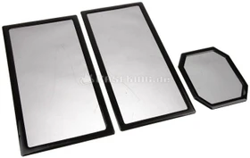DEMCiflex Staubfilter Set für Corsair 400R schwarz/schwarz