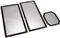 DEMCiflex Staubfilter Set für Corsair 400R schwarz/schwarz Vorschaubild