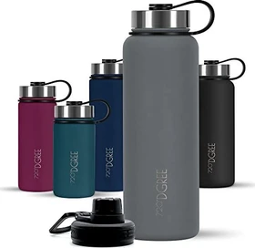720°DGREE noLimit Steel Insulated Isolierflasche 950ml stone gray