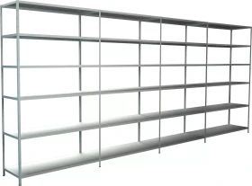 Schulte Lagertechnik PowerMAX Schwerlastregal 400x230x35cm weiß