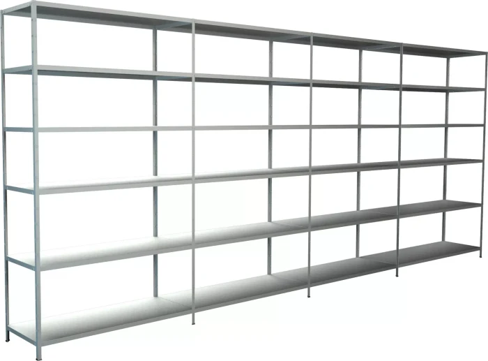 Schulte Lagertechnik PowerMAX Schwerlastregal 400x230x35cm weiß