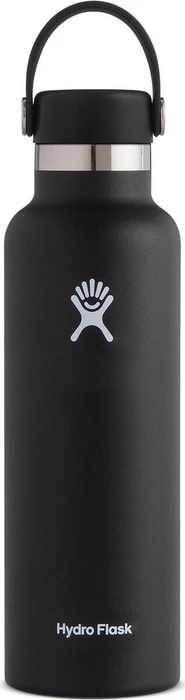 Hydro Flask Standard Mouth Isolierflasche 621ml schwarz
