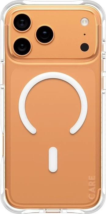 PanzerGlass Care Fashionable Case Samba Transparent w. White MagSafe für Apple iPhone 17 Pro Max