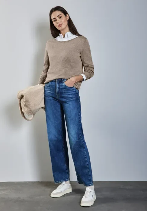 Street One Noreen Strickpullover toffee crunch mel. (Damen)