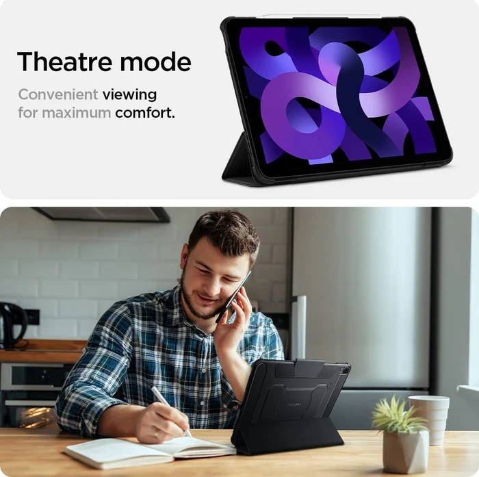 Spigen Rugged Armor Pro Schutzhülle für Apple iPad Air, schwarz