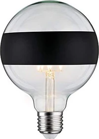 Paulmann Modern Classic Edition LED Globe E27 6.5W/827 warmweiß Ringspiegel schwarz