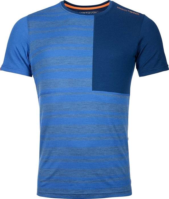 Ortovox 185 Rock'N'Wool Funktionsshirt kurzarm just blue (Herren)