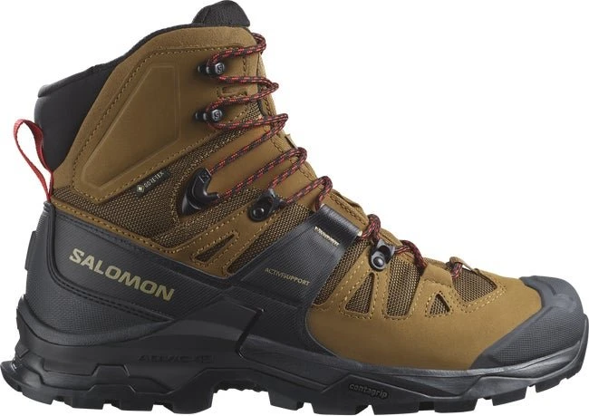 Salomon Quest 4 GTX rubber/black/fiery red (Herren)