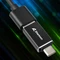 Sharkoon 4-Port Aluminium Hub schwarz, USB-A/USB-C 3.0 [Stecker] Vorschaubild