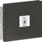 Hama Spiralalbum Fine Art 28x24 / 50 schwarze Seiten schwarz Vorschaubild