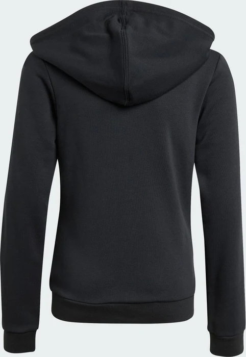 adidas Essentials Linear Logo Kapuze Hoodie black/semi lucid fuchsia (Junior)