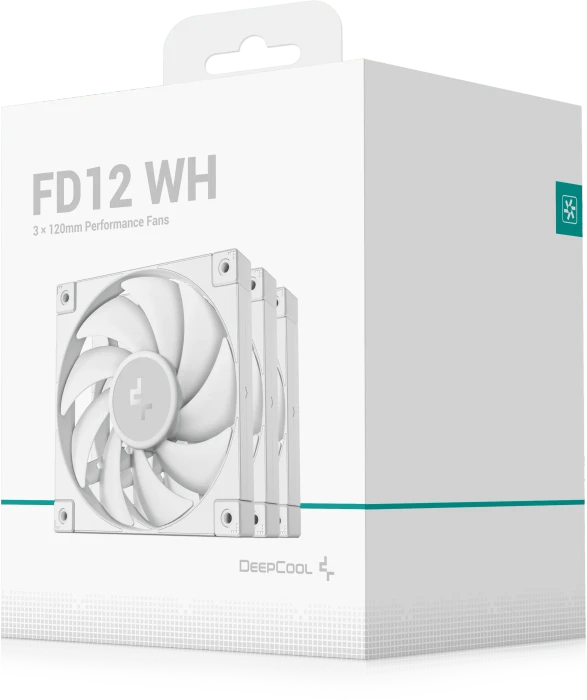 DeepCool FD12 WH, weiß, 120mm, 3er-Pack