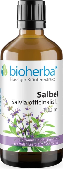 Bioherba Salbei Salvia officinalis L. Tropfen Tinktur, 50ml