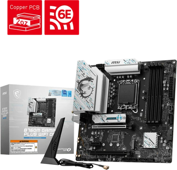 MSI B760M Gaming Plus WIFI DDR4 (Intel 1700)
