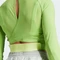 adidas HIIT Heat.RDY Crop Funktionsshirt langarm semi lucid lime (Damen) Vorschaubild