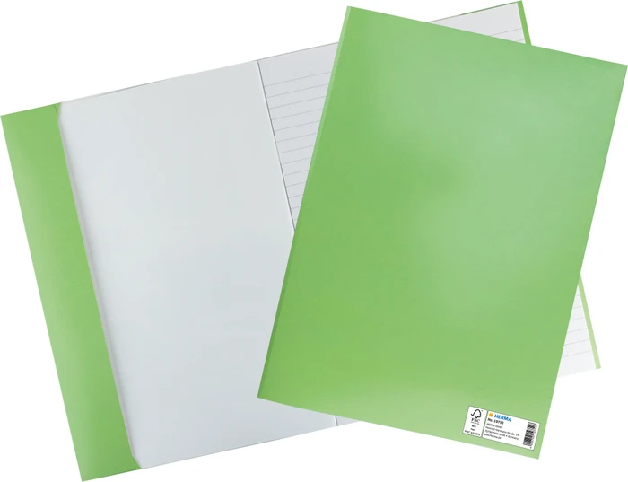 Herma Heftschoner Karton, A4, grasgrün, 10er-Pack