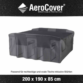 AeroCover Schutzhülle für Gartenmöbel-Sitzgruppe 2000x1900x850mm