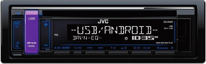 JVC KD-R481 schwarz/blau