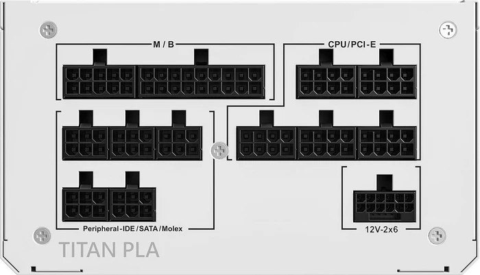 Montech Titan PLA White 1000W, ATX 3.1