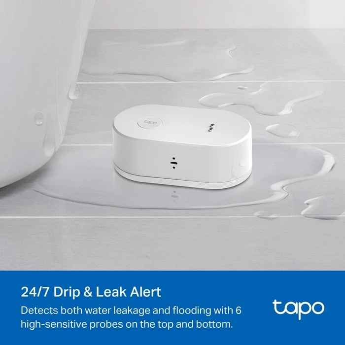 TP-Link Tapo T300, WLAN Smart Wasserleckdetektor, Funk-Wassermelder