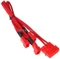 BitFenix Molex auf 3-Pin Adapter, sleeved, 20cm, rot Vorschaubild