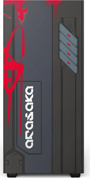 NZXT H710i Cyberpunk Limited Edition, schwarz/rot, Glasfenster