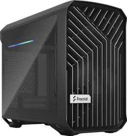 Fractal Design Torrent Nano Black TG Dark Tint, Glasfenster, Mini-ITX
