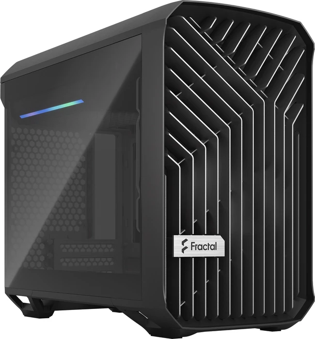 Fractal Design Torrent Nano Black TG Dark Tint, Glasfenster, Mini-ITX