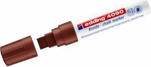 edding 4090 Kreidemarker braun, 5er-Pack