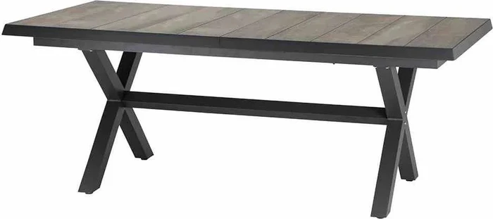 Siena Garden Sincro Ausziehtisch Keramik 264x103cm washed-grey