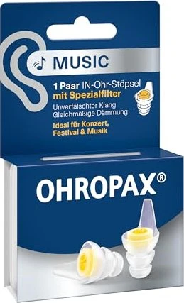 Ohropax Music Ohrstöpsel, 2 Stück
