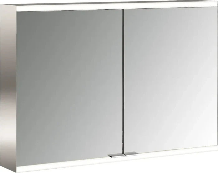 Emco Prime 2 Facelift LED-Lichtspiegelschrank 100cm mit 2 Türen, Aufputzmodell